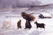 Gustave Courbet The Poor woman of the Village Spain oil painting artist